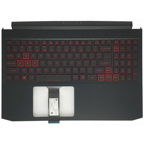 Carcasa superioara cu tastatura palmrest Laptop, Acer, Nitro 5 AN515-44, 6B.Q7KN2.033, cu iluminare, pentru GTX 1650, layout US Carcasa Laptop