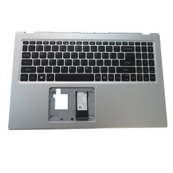Carcasa superioara cu tastatura palmrest Laptop, Acer, Swift S50-53, 6B.A1DN2.001, cu iluminare, argintiu, layout US