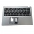 Carcasa superioara cu tastatura palmrest Laptop, Acer, Aspire 5 A514-56G, 6B.A1DN2.001, cu iluminare, argintiu, layout US