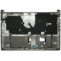 Carcasa superioara cu tastatura palmrest Laptop, Acer, Aspire A515-45, A515-45G, 6B.HWCN7.030, cu iluminare, argintie, layout US