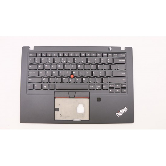 Carcasa superioara cu tastatura palmrest Laptop, Lenovo, ThinkPad T490S Type 80NX, 80NY, 02HM282, 02HM318, cu iluminare, layout US Carcasa Laptop