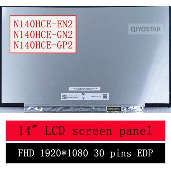 Display Laptop, Lenovo, ThinkPad 01YN154, 01YN155, 01YN156, 01YN157, 5D10V82387, 5D10X68366, 5D11C95349, N140HCG-GQ2 Rev.C1, 14 inch, FHD, IPS, nanoedge, 315mm wide, non touch, 30 pini Display Laptop