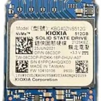 SSD Laptop Toshiba Kioxia, KBG40ZNS512G, 512GB, PCIe Gen3 x4, M.2