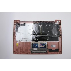 Carcasa superioara cu tastatura palmrest Laptop, Lenovo, IdeaPad 330S-14IKB Type 81F4, 81JM, 5CB0R42544, cu iluminare, aurie layout US