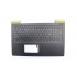 Carcasa superioara cu tastatura palmrest Laptop, Lenovo, IdeaPad 700-15ISK Type 80RU, 5CB0L03571, iluminata, neagra, layout US