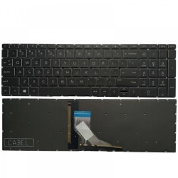 Tastatura Laptop, HP, 250 G8, 255 G8, TPN-C139, iluminata, neagra, layout US
