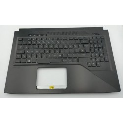 Carcasa superioara cu tastatura palmrest Laptop, Asus, ROG Strix GL703VM, iluminata RGB, 90NB0GL1-R31UK, layout UK