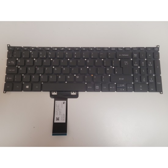 Tastatura Laptop, Acer, Aspire 7 A715-74, A715-74G, A715-75, A715-75G, N19C5, iluminata, layout UK Tastaturi noi