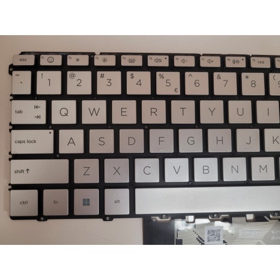 Tastatura Laptop 2in1, HP, Envy X360 13-BF, TPN-C161, N15666-001,  N15666-B31, iluminata, argintie, layout US