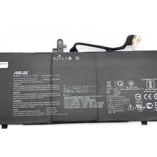 Baterie Laptop, Asus, ZenBook 15 UX533FN, UX533FD, RX533FD, BX533FD, 0B200-03120100, 4ICP4/73/110, C41N1814, 15.4V, 4800mAh, 73Wh Baterii Laptop