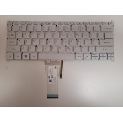 Tastatura Laptop, Acer, Swift 1 SF114-32, SF114-33, SF114-34, iluminata, argintie, layout US