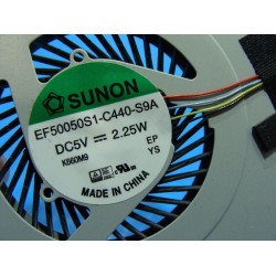 Cooler procesor Laptop, Asus, ZenBook UX303LA, UX303LB, UX303LN, UX303UA, UX303UB, 13NB04R1P07011, DC28000EZSS, EF50050S1-C440-S9A, 5V, 0.5A, 2.25W