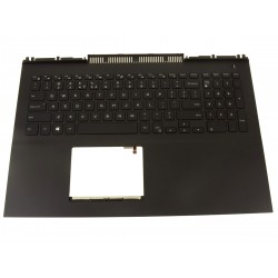 Carcasa superioara palmrest cu tastatura Laptop, Dell, Inspiron 15 7566, 7567, 0MDC8K, 0KX8XW, MDC8K, GGVTH, iluminata, layout US