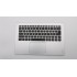 Carcasa cu tastatura Laptop, Lenovo, Yoga 910-13IKB Type 80VG, 80VF, 5CB0M35044, iluminata, argintie, layout US