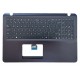 Carcasa cu tastatura palmrest Laptop, Asus, ZenBook Flip UX560UX, UX560UQ, UX560UQK, UX560UXK, 90NB0CE1-R30290, iluminata, violet, layout US