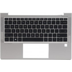 Carcasa superioara cu tastatura palmrest Laptop, HP, EliteBook 830 G8, M21674-001, 46071-001, M08701-001, M08701-B31, cu finger print, iluminata, layout US