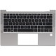Carcasa superioara cu tastatura palmrest Laptop, HP, EliteBook 830 G8, M21674-001, 46071-001, M08701-001, M08701-B31, cu finger print, iluminata, layout US Carcasa Laptop
