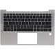 Carcasa superioara cu tastatura palmrest Laptop, HP, EliteBook 735 G7, 737 G7, 830 G7, 835 G7, M21674-001, 46071-001, M08701-001, M08701-B31, cu finger print, iluminata, layout US