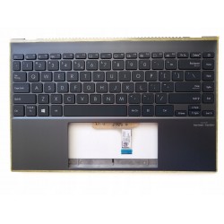 Carcasa superioara cu tastatura palmrest Laptop, Asus, ZenBook 13 UX325E, UX325EA, UX325JA, 90NB0SL1-R30UI0, 90NB0SL1-R30UI1, iluminata, layout US