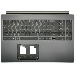 Carcasa superioara cu tastatura palmrest Laptop, Acer, Aspire A715-41G, A715-42G, A715-75G, N19C5, AP2Y200020, 6B.Q8LN2.001, iluminata, layout US