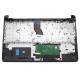 Carcasa superioara cu tastatura palmrest Laptop, HP, Pavilion 250 G6, 255 G6, 256 G6, 258 G6, 15-BS, 15-BW, 15-BP, 15T-BR, 15G-BR, 15T-BS, 15-BR, TPN-C129, TPN-C130, AM204000100, 929906-001, gri, layout US