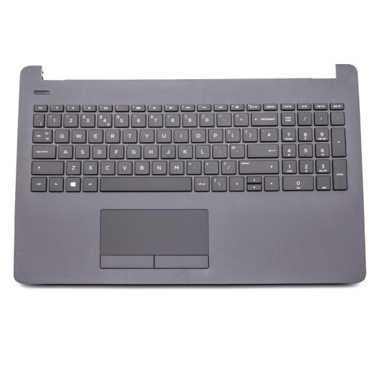 Carcasa superioara cu tastatura palmrest Laptop, HP, Pavilion 250 G6, 255 G6, 256 G6, 258 G6, 15-BS, 15-BW, 15-BP, 15T-BR, 15G-BR, 15T-BS, 15-BR, TPN-C129, TPN-C130, AM204000100, 929906-001, gri, layout US Carcasa Laptop