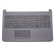 Carcasa superioara cu tastatura palmrest Laptop, HP, Pavilion 250 G6, 255 G6, 256 G6, 258 G6, 15-BS, 15-BW, 15-BP, 15T-BR, 15G-BR, 15T-BS, 15-BR, TPN-C129, TPN-C130, AM204000100, 929906-001, gri, layout US Carcasa Laptop