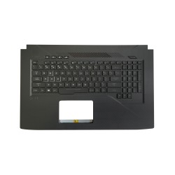 Carcasa superioara cu tastatura palmrest Laptop, Asus, ROG Strix GL703VM, iluminata RGB, 90NB0GL1-R31US, layout US