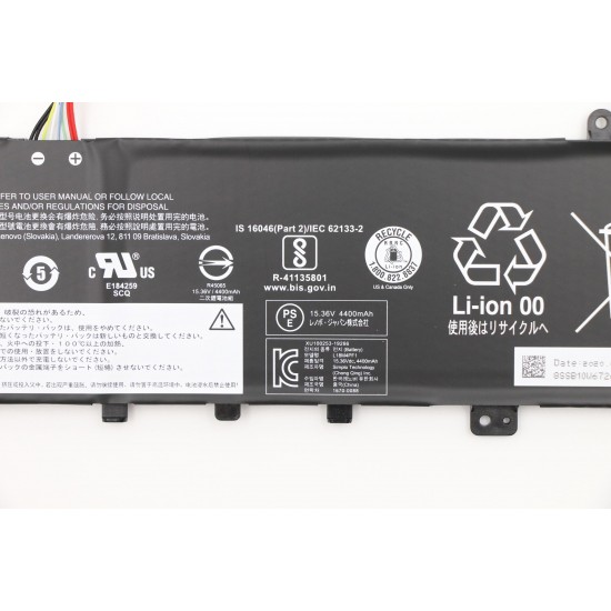 Baterie Laptop, Lenovo, Yoga 5B10W67244, 5B10W67392, 5B10U65276, 5B10U65277, L18D4PF1, 4ICP4/59/141, L18M4PF1, 15.36V 4500mAh, 69Wh