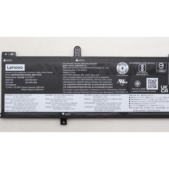 Baterie Laptop, Lenovo, ThinkPad L21L4P71 L21D4P71 L21M4P71 L21M4P72, 4ICP6/66/56, L21C4P71, 15.44V, 3400mAh, 52.5Wh