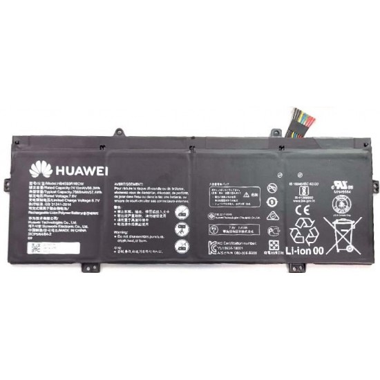 Baterie Laptop, Huawei, Matebook 14, MagicBook 14 2018, 2019, Mach-W19, Mach-W29, Volta-W60, Volta-W50, Kepler-W00, MACH-W19B, MACH-W29C, KPL-W00, HB4593R1ECW, 7.6V, 7565mAh, 57.4Wh, 9 pini Baterii Laptop