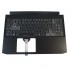  Carcasa superioara cu tastatura palmrest Laptop, Acer, Nitro 5 AN515-45, AN515-57, 6B.QBCN2.001, iluminata RGB, layout US