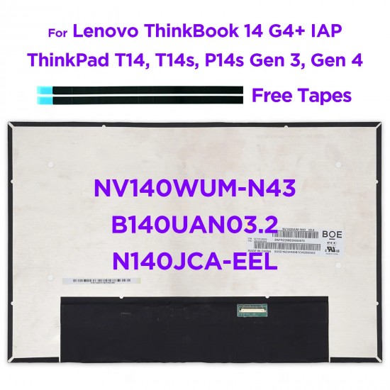 Display Laptop, Lenovo, ThinkPad E14 Gen 5 Type 21JR, 21JS, N140JCA-EEL, 14 inch, FHD, 1920x1200, IPS, slim, 30 pini Display Laptop