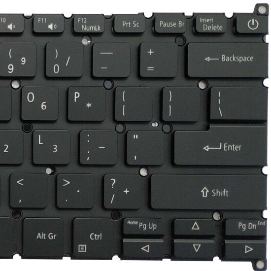 Tastatura Laptop, Acer, Swift 1 SF114-32, SF114-33, SF114-34, iluminata, neagra, layout US Tastaturi noi