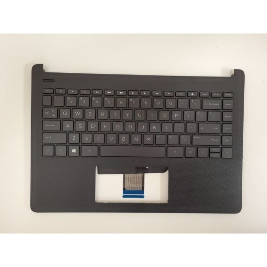 Carcasa superioara cu tastatura palmrest Laptop, HP, 14-DQ, 14S-DQ, 14S-FQ, 14S-DR, 14S-FR, TPN-Q211, iluminata, layout US Carcasa Laptop