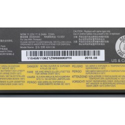 Baterie extinsa Laptop, Lenovo, ThinkPad X240s Type 20AJ, 20AK, 3ICR19/66/-2, 45N1136, 11.22V, 6040mAh, 72Wh