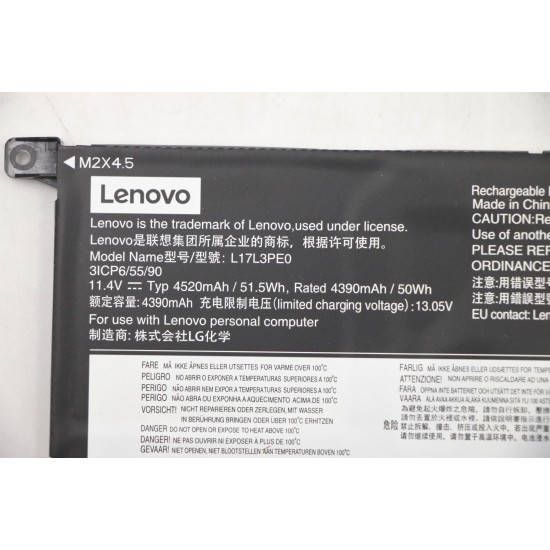Baterie Laptop, Lenovo, Yoga 730-15 5B10W67390, 5B10Q39196, 5B10Q39197, 5B10W67214, L17C3PE0, L17L3PE0, 11.4V, 4520mAh, 51.5Wh Baterii Laptop
