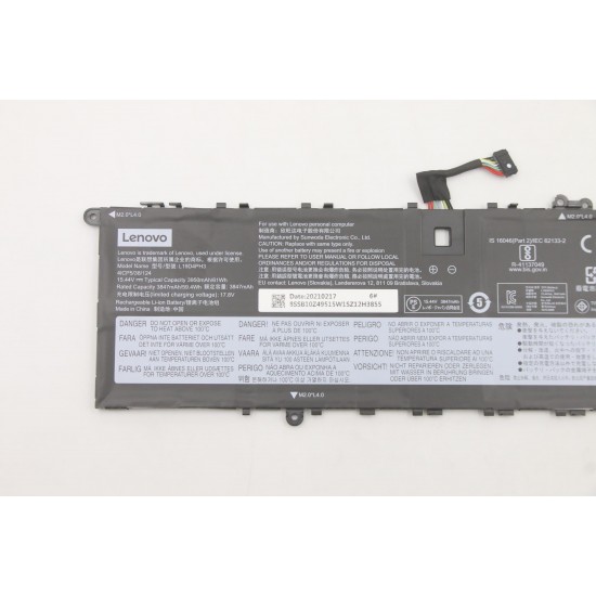 Baterie Laptop, Lenovo, Yoga Slim 7 Pro 14ARH5 Type 82LA, 4ICP5/38/124, L19D4PH3, 15.44V, 3847mAh, 61Wh