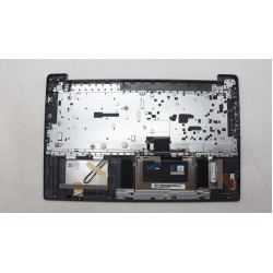 Carcasa superioara cu tastatura palmrest Laptop, Lenovo, IdeaPad Slim 3 15AMN8 Type 82XQ, 5CB1M46881, AP2XP000300, Arctic Grey, iluminata, layous US
