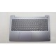 Carcasa superioara cu tastatura palmrest Laptop, Lenovo, IdeaPad Slim 3 15IRU8 Type 82X7, 5CB1M46881, AP2XP000300, Arctic Grey, iluminata, layous US