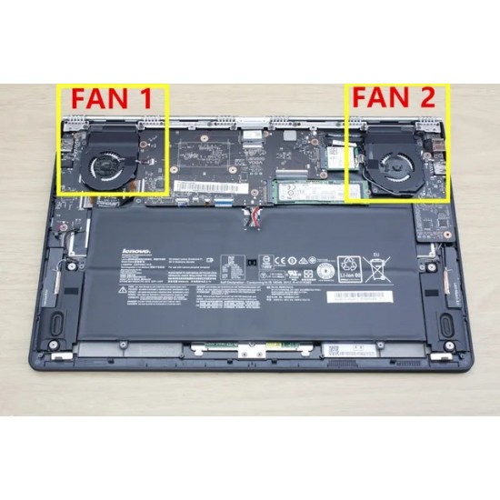 Set coolere Laptop, Lenovo, Yoga 900-13ISK Type 80SD, 80MK, 5H40K48422, EG45040S1-C040-S9A, EG45040S1-C050-S9A, 5V, 0.5A, 2.25W Cooler Laptop