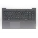 Carcasa cu tastatura palmrest Laptop, Lenovo, IdeaPad 3-15ITL6 Type 82H8, 5CB1B69154, AP21P000630, iluminata, artic grey