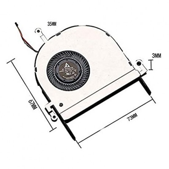 Cooler Laptop, Asus, ASUSPRO B9440FA, B9440UA, B9440UAV, B9448UA, NC55C01, 13NX0150P01111, 5V, 0.5A