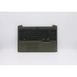 Carcasa superioara cu tastatura palmrest Laptop Gaming, Lenovo, IdeaPad 3-15ARH05 Type 81EY, 5CB0Z26942, AM1JM000500, iluminata, layout US