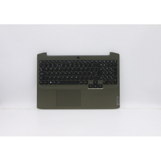 Carcasa superioara cu tastatura palmrest Laptop Gaming, Lenovo, IdeaPad 3-15ARH05 Type 81EY, 5CB0Z26942, AM1JM000500, iluminata, layout US