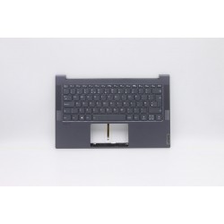 Carcasa superioara cu tastatura palmrest Laptop, Lenovo, Yoga Slim 7-14ARE05 Type 82A2, 5CB0Z32126, iluminata, layout UK