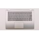 Carcasa superioara cu tastatura palmrest Laptop, Lenovo, Yoga 530-14ARR Type 81H9, 5CB0R08901, iluminata, argintie, fingerprint, layout US