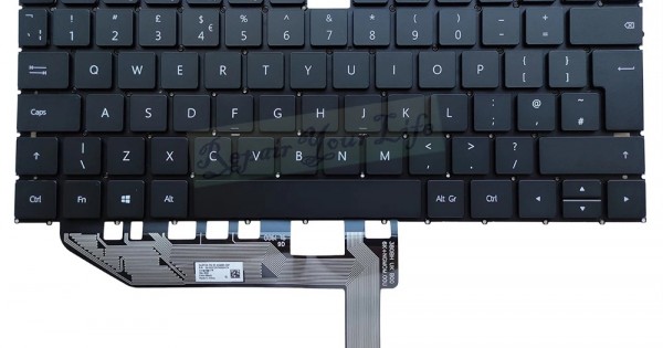 Tastiera Retroilluminata Per HUAWEI MateBook 16s 2022 CREF-X - Layout USA Inglese, Nera