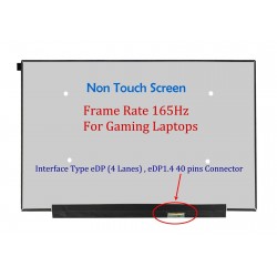 Display Laptop, CyberPower Tracer IV, NE173QHM-NY2 V8.0, 17.3 inch, QHD 2560x1440, 165Hz, 40 pini