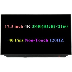 Display Laptop, B173ZAN03.3, 17.3 inch, UHD 4K 3840x2160, 120Hz, 40 pini 